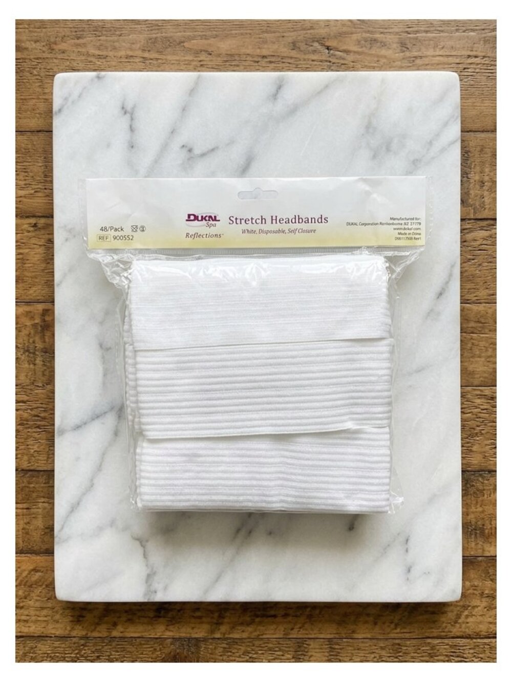 Disposable Stretchable Headbands with Closure 48 Ct Elastic